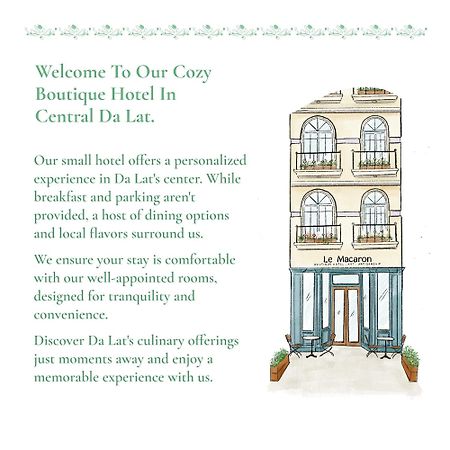 Le Macaron City Center - Boutique Hotel 大叻 外观 照片