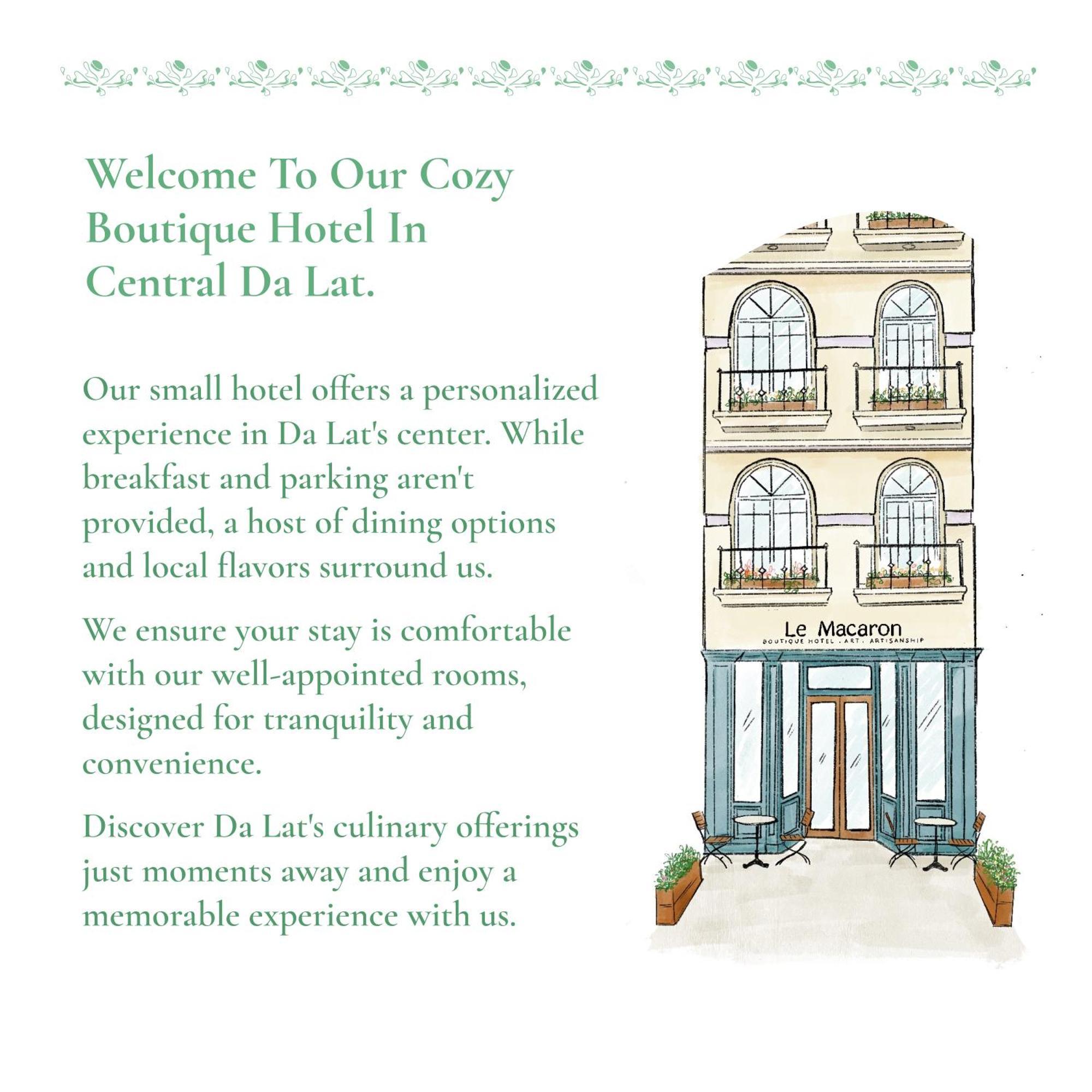 Le Macaron City Center - Boutique Hotel 大叻 外观 照片